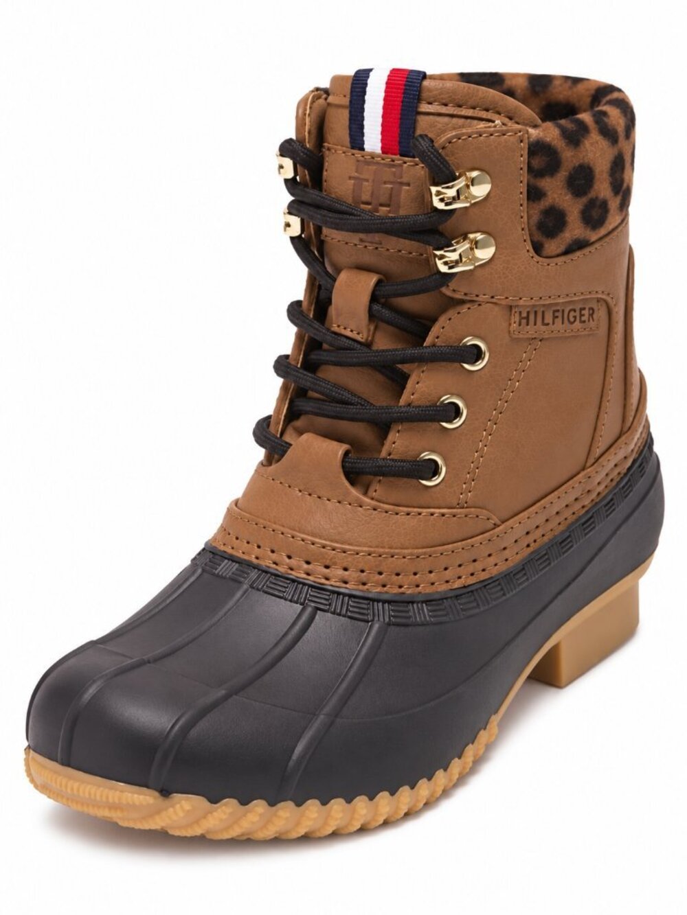 Tommy Hilfiger Raelene Brown Duck Boots 8 EUC